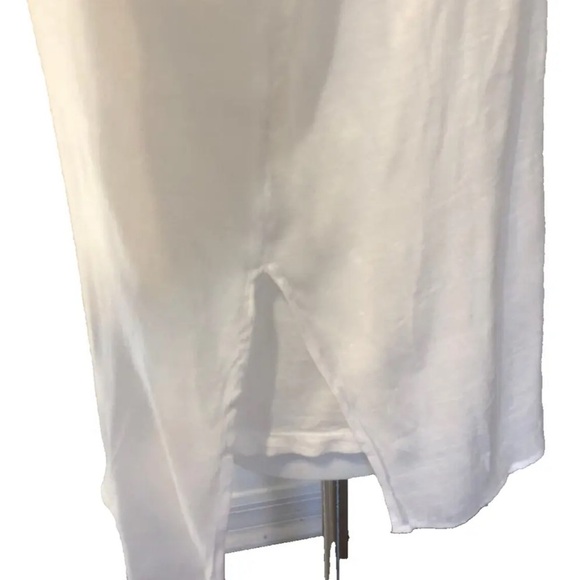 H&M Divided Long Shirt with Applique White Long Sleeve Buttons At cuff Size 14 - Picture 7 of 16